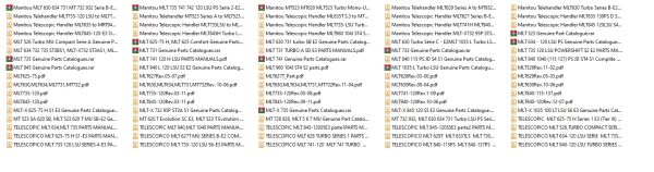 Manitou Telehandler MLT 14.1 GB Repair Manual Operator Manuals Part Manual Update 2021 2