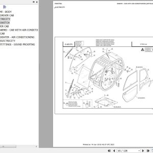 Manitou Telehandler MLT 731 TURBO A SD E3 Parts Catalog 273981MOD