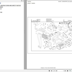 Manitou Telehandler MLT 731 TURBO LSU SF E3 Parts Catalog 307768MOD