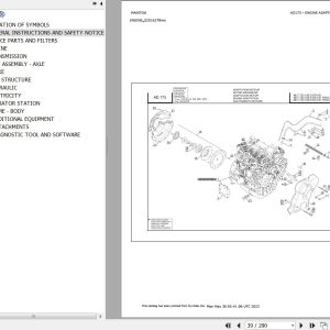 Manitou Telehandler MLT 733 105 D ST4 S1 Parts Catalog 647599