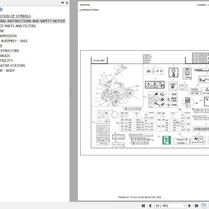 Manitou Telehandler MLT 733 105 D ST4 S2 TRACT Parts Catalog 647663