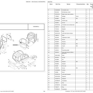 Manitou Telehandler MLT 733 105 D ST4 S2 TRACT Parts Catalog 647663 1