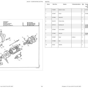 Manitou Telehandler MLT 733 H LSU TURBO Parts Catalog 547793 1