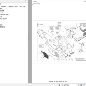 Manitou Telehandler MLT 735 100 LSU S7 E3 Parts Catalog 647387