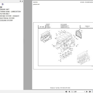 Manitou Telehandler MLT 742 TURBO S3 E3 Parts Catalog 242481MOD