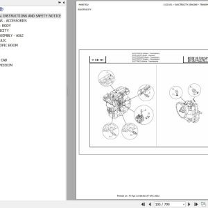 Manitou Telehandler MLT 742 TURBO S4 E3 Parts Catalog 547977