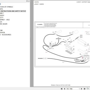 Manitou Telehandler MLT 845 100D H ST4 S1 Parts Catalog 649145