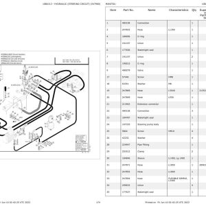 Manitou Telehandler MLT 845 120 LSU S3 E3 Parts Catalog 547980 1