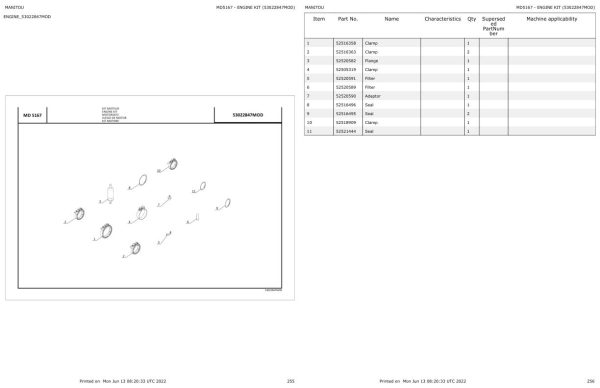 Manitou Telehandler MLT 960 104JD H ST4 S1 Parts Catalog 648905 1