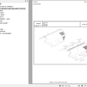 Manitou Telehandler MLT 960 104JD ST4 S2 ARMEE FRANCAISE Parts Catalog 649046