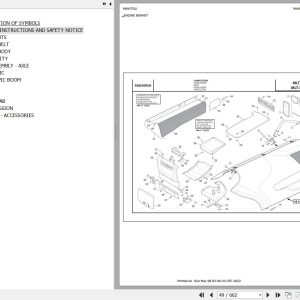 Manitou Telehandler MLT 960 H 140 ST3B Parts Catalog 648807