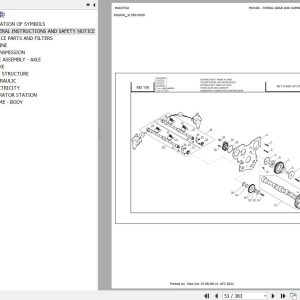Manitou Telehandler MLT X 1040 140 PS L JD ST3A S2 Parts Catalog 647672