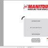Manitou Telehandler MLT X 845 120M ST3A S6 Parts Catalog 649225