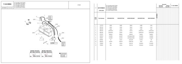 Manitou Telehandler MLT X 845 120M ST3A S6 Parts Catalog 649225 1