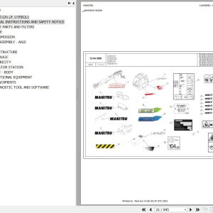 Manitou Telehandler MRT 1440 EASY 75P 400 ST3B S2 Parts Catalog 649055