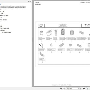Manitou Telehandler MRT 1840 360 EASY ST3 Parts Catalog 648778