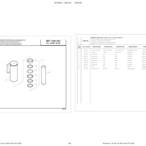 Manitou Telehandler MRT 1840 360 EASY ST3B Parts Catalog 648778 1