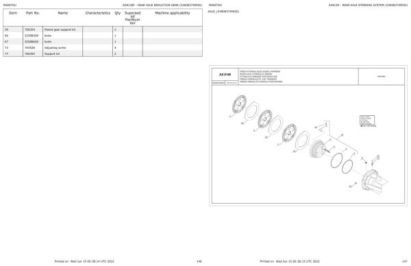 Manitou Telehandler MRT 2145 75P 400 EASY ST3B S1 Parts Catalog 648975 1