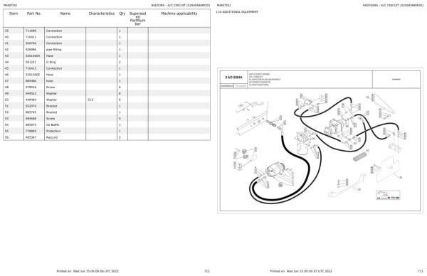 Manitou Telehandler MRT 2545 55P 360 EASY ST4 S2 Parts Catalog 649035 1
