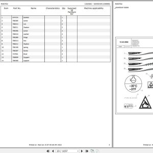 Manitou Telehandler MRT 2550 PRIVILEGE PLUS ST4 S2 Parts Catalog 648985