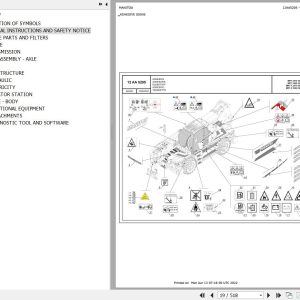 Manitou Telehandler MRT 2570 360 175Y ST5 S1 Parts Catalog 649285