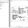 Manitou Telehandler MT 1030 S Parts Catalog 547793