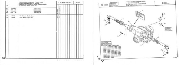Manitou Telehandler MT 1232 S TURBO Parts Catalog 547042 1