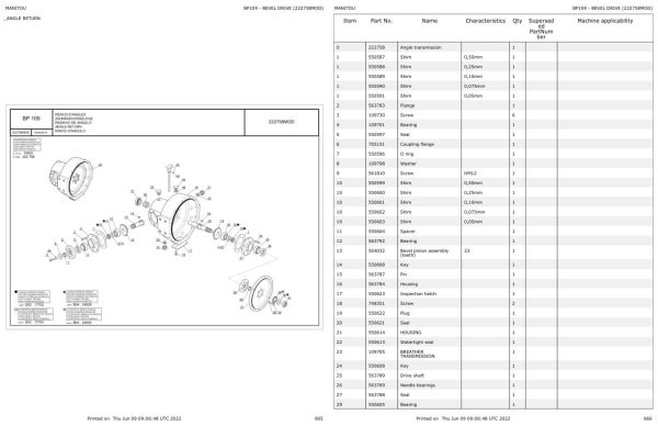 Manitou Telehandler MT 1235 S TURBO S4 E3 Parts Catalog 647091 1