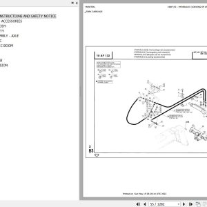 Manitou Telehandler MT 1240 L TURBO S2 Parts Catalog 547751