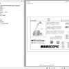 Manitou Telehandler MT 1435 H SL S3 E3 Parts Catalog 647089