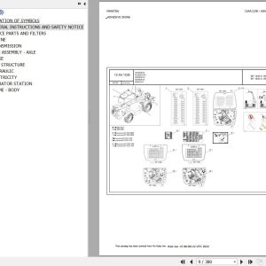 Manitou Telehandler MT 1440 A 100P ST4 S1 Parts Catalog 647595