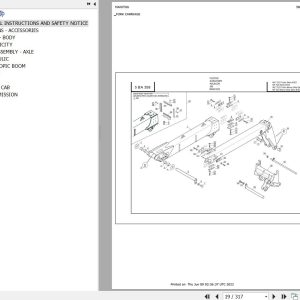 Manitou Telehandler MT 523 MONO ULTRA SB E2 Parts Catalog 547896