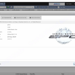 VMW General Motors GMNA EPC 10.2024 Spare Parts Catalogue VMWARE 1