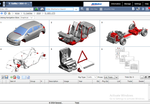 VMW General Motors GMNA EPC 10.2024 Spare Parts Catalogue VMWARE 3