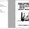 052 TCM Forklift FD20Z3 to FHD30Z Service Manual SEF 13AAE