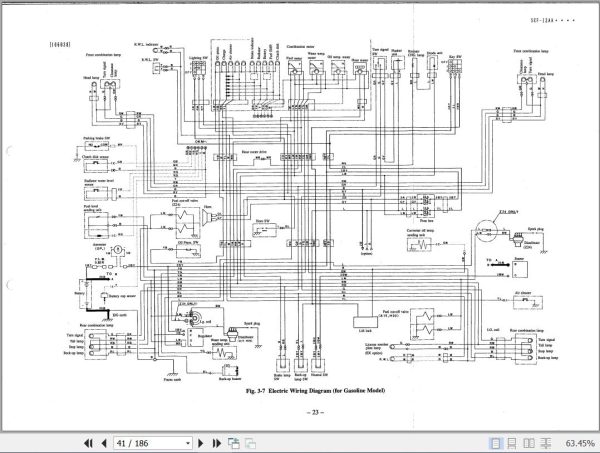 052 TCM Forklift FD20Z3 to FHD30Z Service Manual SEF 13AAE 1