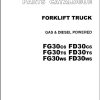 056 TCM Forklift FD30 FG30 C6 T6 W6 Parts Catalog PF 36PC