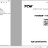 069 TCM Forklift FD60Z8 FD70Z8 FD80Z8 FD100Z8 Service Manual SEF 30CBE