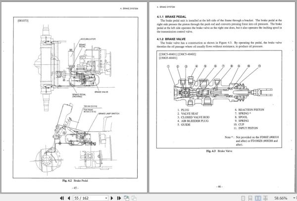 070 TCM Forklift FD60Z8 FD70Z8 FD80Z8 FD100Z8 Service Manual SEF 30CCE 1