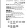 076 TCM Forklift FG20C13 To FHD25W3 Attachment Parts Catalog PA 2A0A