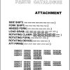 077 TCM Forklift FG20C17 To FD30W6H Attachment Parts Catalog PA 36AA