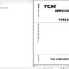 082 TCM Forklift FHD15T3 FHG15T3 FD35T3S FG35T3S Service Manual SEF 0F7BE