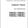 083 TCM Forklift FHD30 FHG30 C3 T3 W3 Parts Catalog PF 2E8D