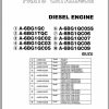 095 TCM Isuzu Engine A 6BG1 Series Parts Catalog PE A 6BG1QCG