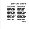 109 TCM Nissan Engine H15 H20 H25 Series Parts Catalog PE H15RMT000A