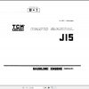 112 TCM Nissan Engine J15 Parts Manual MFE J15PU240D