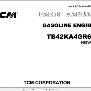 116 TCM Nissan Engine TB42KA4GR60 Parts Manual PE TB42KA4GR60B