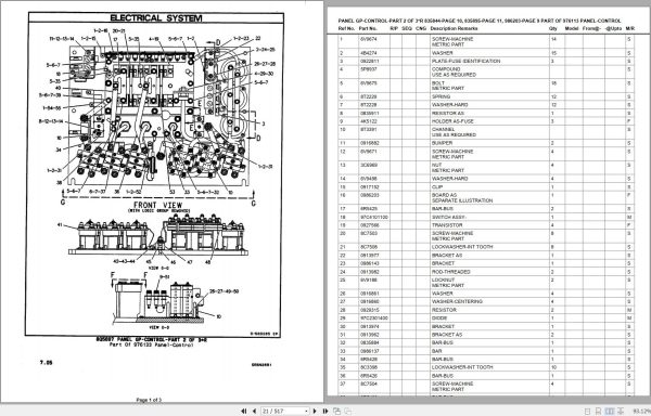 CAT Forklift M120D M80D Parts Manual 1