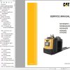 CAT Forklift NO12N2FP to NO25N2P NTR30N2 NTR50N2 Service Manual 03.2024