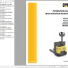 CAT Forklift NPP16N3 to NPP20N3R Operation Service Manual 03.2023 1